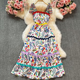 Rivera Printed Dress - Label Frenesi Fashion